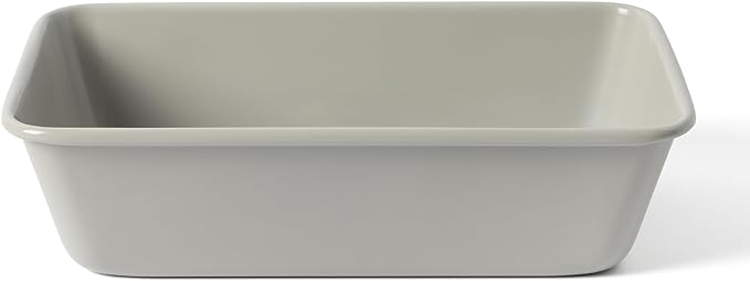 Martha Stewart Gallen 9 Inch Nonstick Carbon Steel Loaf Pan – Cool Grey, Durable Bakeware for Even Baking and Easy Release by MarthaStewart