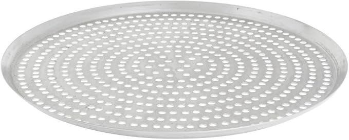 American Metalcraft Aluminum Basic Perforated Tapered Pizza Pan - 18" Dia - Image 3