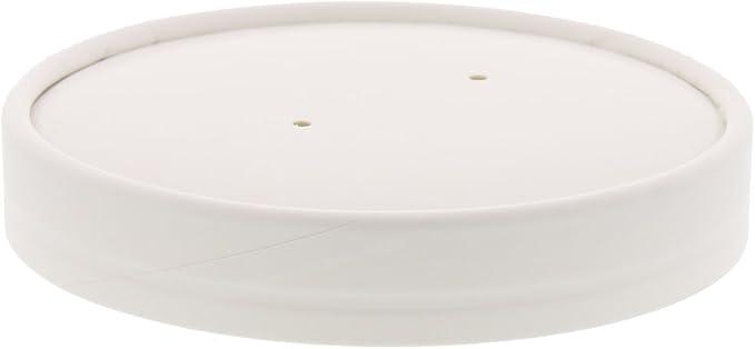 AmerCare Royal 32 Ounce White Paper Food Container and Lid Combo, Package of 250 - Image 4