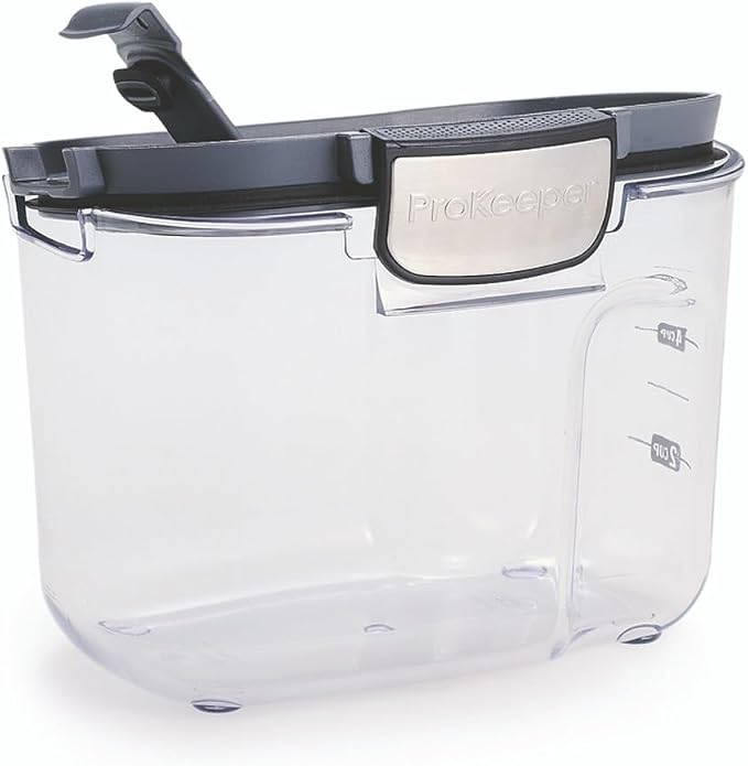Progressive International ProKeeper+ Clear Plastic Airtight Food Baker's Kitchen Storage Organization Container Canister Set with Magnetic Accessories, 2- Piece Set (Specialty Sugar 1.5-Quart) - Image 5