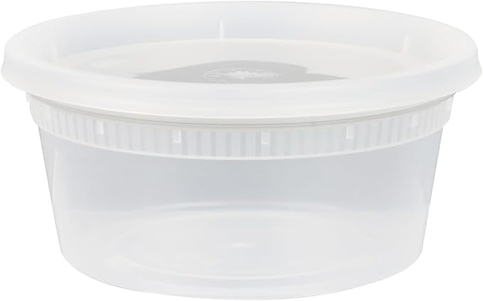 Restaurantware-Asporto 12 Ounce To Go Boxes, 25 Microwavable Round Soup Containers - Clear Plastic Lids Included, Do Not Contain BPA, Clear Plastic Soup Containers, Disposable - Image 12