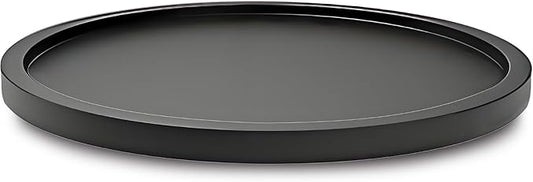 14" Black Bamboo Lazy Susan Organizer Kitchen Turntable for Cabinet Pantry Table Organization by AUAM