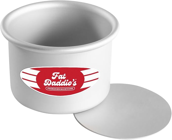 Fat Daddio's PCC-43 Anodized Aluminum Round Cheesecake Pan, 4 x 3 Inch by FatDaddios