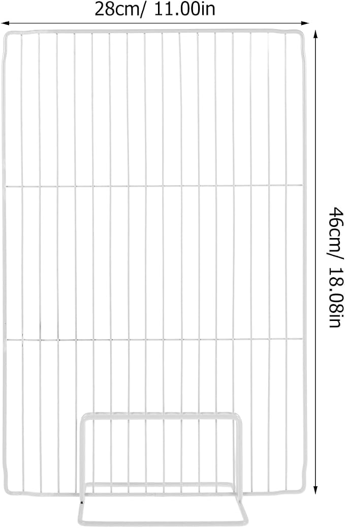 BESTYASH Freezer Partition Divider Chest Refrigerator Dividers 18.11X11.02X3.93In Wire Shelf Organizer for Home and Commercial Freezers Refrigerator Storage and Food Separation - Image 5