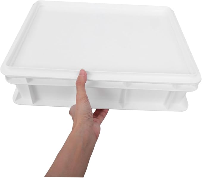 PRETYZOOM Stackable Pizza Dough Proofing Box Professional Bread Proofing Container with Covers for Home and Commercial Use Versatile Storage for Pizza Dough - Image 4