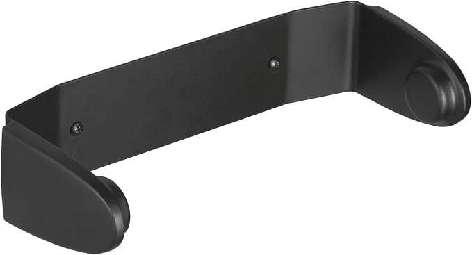 mDesign Metal Wall Mounted Paper Towel Holder Dispenser for Walls or Under Cabinet in Kitchen, Pantry, Cupboard, Sink Storage, Holds Jumbo Rolls - Omni Collection - Matte Black - Image 7
