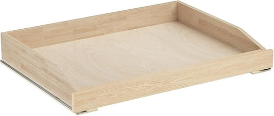 ROOMTEC Pull Out Cabinet Organizer 28-1/2" W x 21" D, Pull Out Cabinet Drawer for Kitchen cabinets with Soft Close, Pull Out Cabinet Shelf, Finished, Bottom Assembly by ROOMTEC