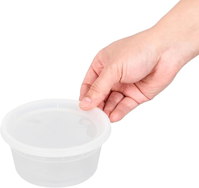 Restaurantware-Asporto 12 Ounce To Go Boxes, 25 Microwavable Round Soup Containers - Clear Plastic Lids Included, Do Not Contain BPA, Clear Plastic Soup Containers, Disposable - Image 7