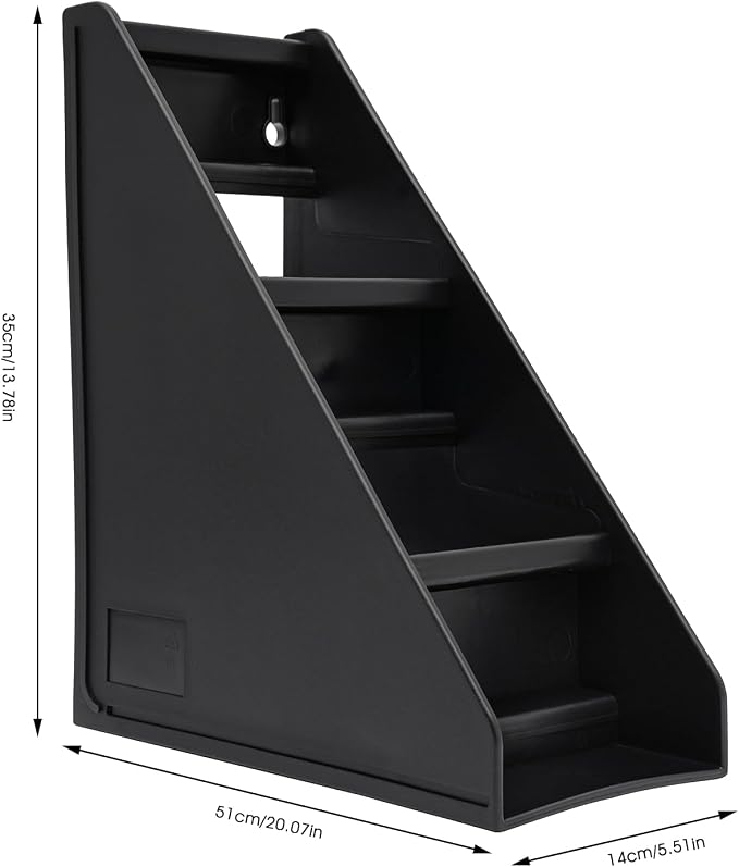 6 Compartment Serve Condiment Bin, 3-Tier Self Serve Condiment Bin Stand, Plastic Containers Storage Bins, Countertop Condiment Organizer for Coffee Shops Restaurants Bars - Image 6
