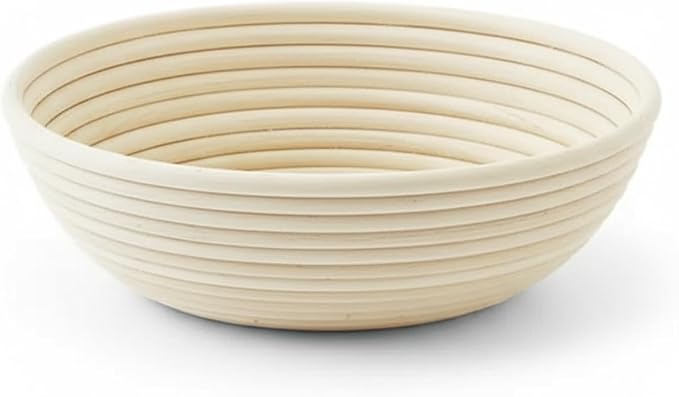9" Round Banneton Proofing Basket – Premium Artisan Rattan Bread Proofing Basket for Sourdough, Boules, Artisan Bread Baking, Brotform Dough Rising by The Lucky Clover Trading by TheLuckyCloverTradingCo