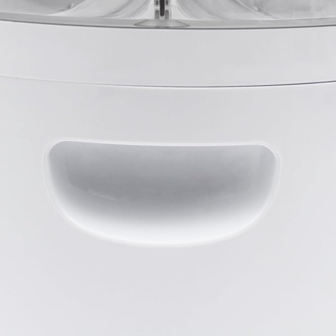 360° Rotating Grain Dispenser With 6 Grids, 24lbs Large Capacity Grain Dispenser Rotating Kitchen Storage Containers With Sealed Lid For Peanut Barley Millet And Cereal(White) - Image 9