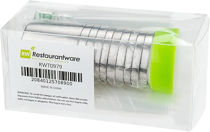 Pastry Tek Russian Piping Tips Set, 21 Piece Durable Cake Decorating Kit - 10 Piping Tips, 10 Piping Bags, Stainless Steel Piping Bags And Tips Set, 1 Tri-Color Coupler, - Restaurantware - Image 2