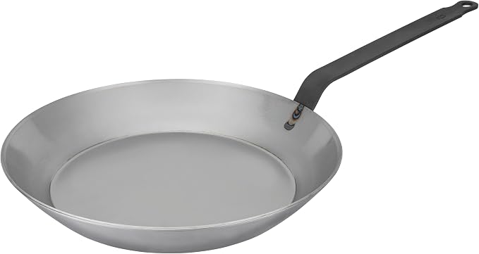 Matfer Bourgeat Black Carbon Steel Frying Pan, 14 3/8" by MatferBourgeatUSA