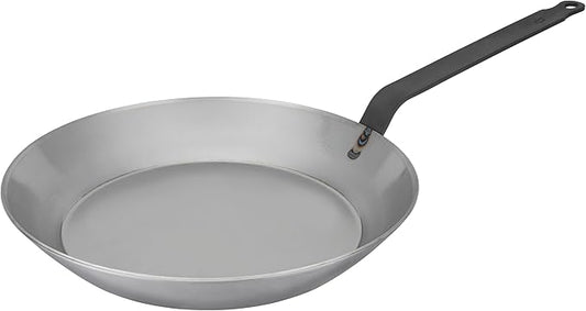 Matfer Bourgeat Black Carbon Steel Frying Pan, 12 5/8" by MatferBourgeatUSA