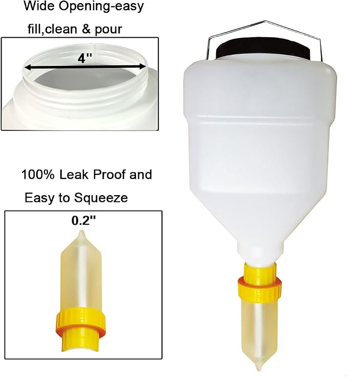 3.5L Sauce Dispenser – Square, Gravity-Fed (square, 3.5 Liters) - Image 7