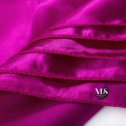VDS - 150 Pieces | Satin Napkins 12 x 12 Inch Square | Kitchen & Dinner Table Napkins Cloths Handkerchief for Restaurant Bistro Wedding Christmas Birthday Party Dinner Decoration (Magenta Violet) - Image 3