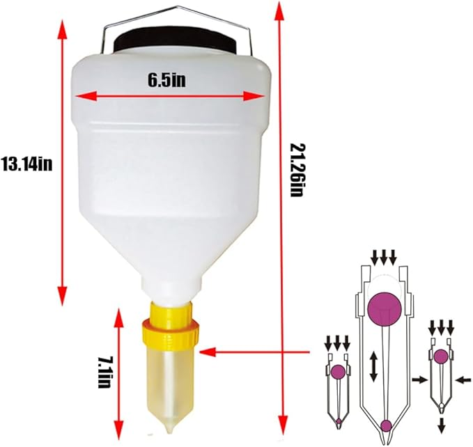 3.5L Sauce Dispenser – Square, Gravity-Fed (square, 3.5 Liters) - Image 5