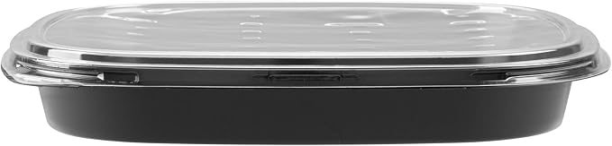 Restaurantware Plastic Sushi Trays 100 Pack of 12.6 x 12.6 x 1.77 Inch With Clear Lids Leak-Resistant Sushi Take Out Boxes Stackable Containers For Grab-And-Go - Image 11