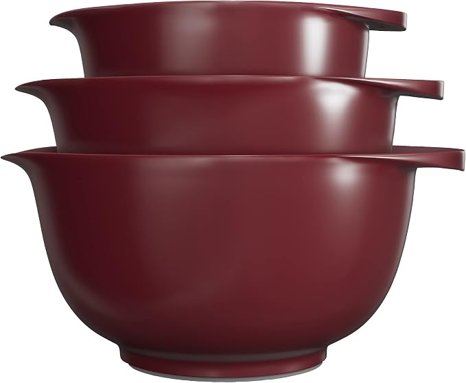 Rosti Precision Craft Mixing Bowl Set 3 Pcs Elevate Your Culinary Experience Stylish Nesting Bowls for Effortless Cooking and Baking by Rosti