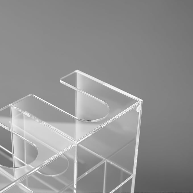 CiaoHER Large Acrylic Coffee Cup and Lid Dispenser, Clear | 12 Compartments, Counter Top, Organizes Disposable Cups, For Home or Office Use - Image 6