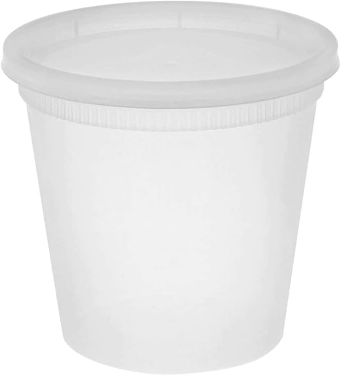 Deli Food Containers with Lids – 240 Sets Bulk Value Pack, 24 Oz Airtight Food Storage Meal Prep Takeout & Restaurant Containers, BPA-Free, Microwave, Freezer & Dishwasher Safe (24 Oz) - Image 3