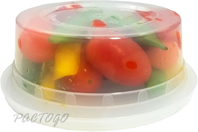 8 oz. Heavy Duty Round Deli Food Soup Plastic Container w/Lid 100% BPA Free (Pack of 24 Sets) - Image 8