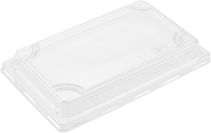 Restaurantware Plastic Sushi Trays 100 Pack of 9.2 x 5.9 x 1.77 Inch With Clear Lids Leak-Resistant Sushi Take Out Boxes Stackable Containers For Grab-And-Go - Image 15