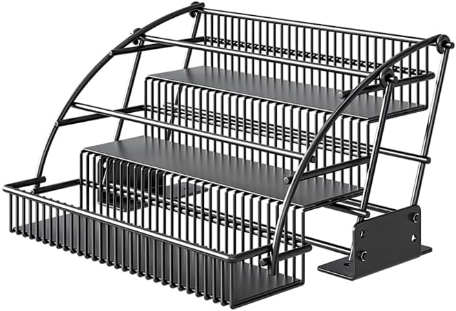 3-Tier Pull Down Spice Rack Organizer for Inside Cabinet Pantry Expandable Display Riser Shelf Kitchen Seasoning Shelf (31.5cm/12.4in) - Image 9