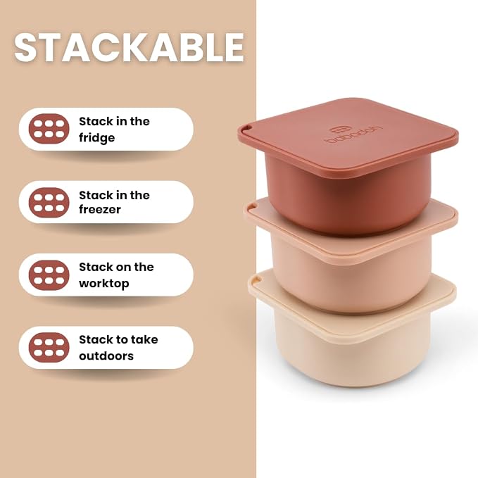 Babadoh Pizza Dough Proofing Silicone Containers with Lids | Pizza Making Accessories | Set of 3 | Multi Spice (1 Sesame, 1 Scallop, 1 Nduja) | Original Size (make 12" Pizzas) - Image 4