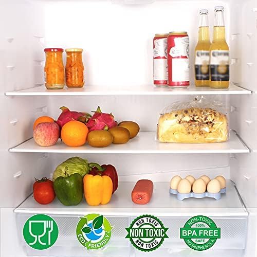 Refrigerator Liners, Shelf Liners for Kitchen Cabinet, Washable Oil-Proof for Drawer, Cabinet, Shelves, Refrigerator, Storage, 12 Inches x 20 FT, Non-Slip Cabinet Liner (12 Inches x 20 FT x 2 Rolls)… - Image 3