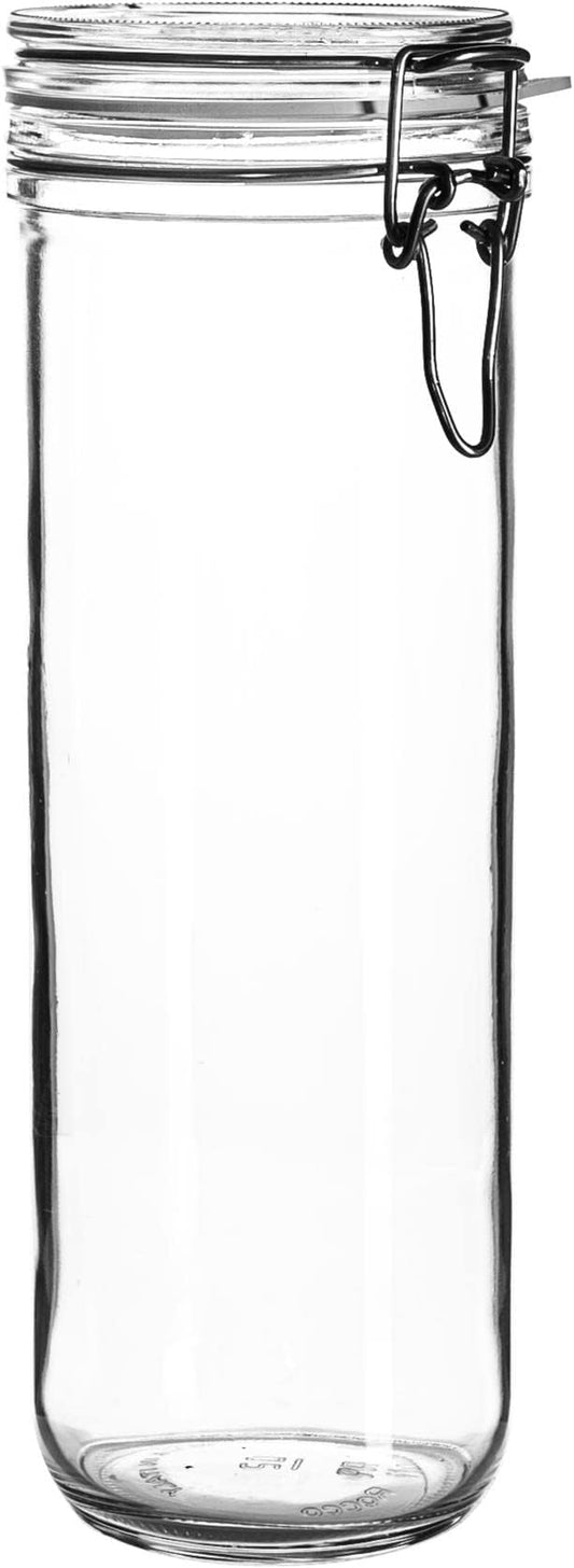 Rocco Bormioli Glass Spaghetti Jar, Fido Glass, Airtight Cap, Height 26 cm by Bormioli+Rocco