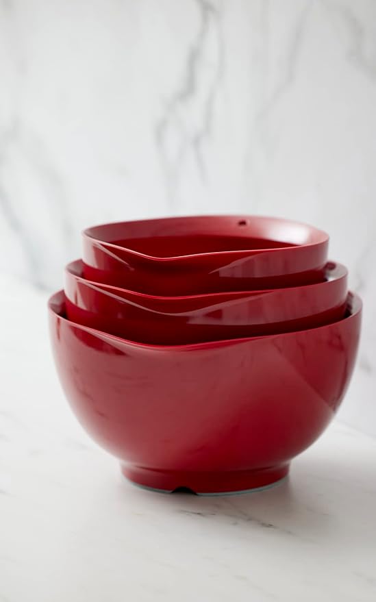 Rosti Precision Craft Mixing Bowl Set 3 Pcs Elevate Your Culinary Experience Stylish Nesting Bowls for Effortless Cooking and Baking - Image 2