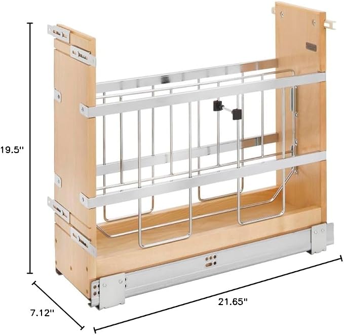 Rev-A-Shelf Wood Bakeware Pullout Organizer w/Soft-Close - Image 7