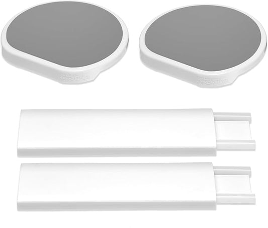 Light Gray - Expansion Pack - 2 Straight Tracks and 2 Trays. Does not Work Without the Lazy Susan Revolution Full Set (Sold Separately). by TheLazySusanRevolution