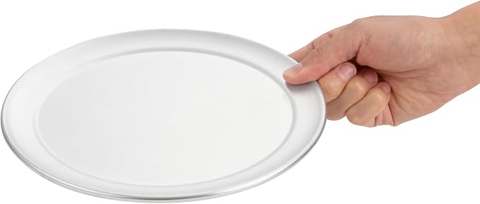 Restaurantware 9 Inch Aluminum Pizza Pan 12 Count Wide Rim Silver Pizza Pan, Heat Conductive Round Pizza Tray, Lightweight Corrosion-Resistant Serving Tray For Restaurant Or Home Use - Image 11