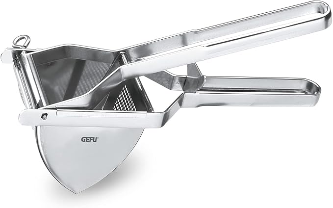 GEFU Original Stainless Steel Potato Press and Ricer to Puree All Root Vegetables by GEFU