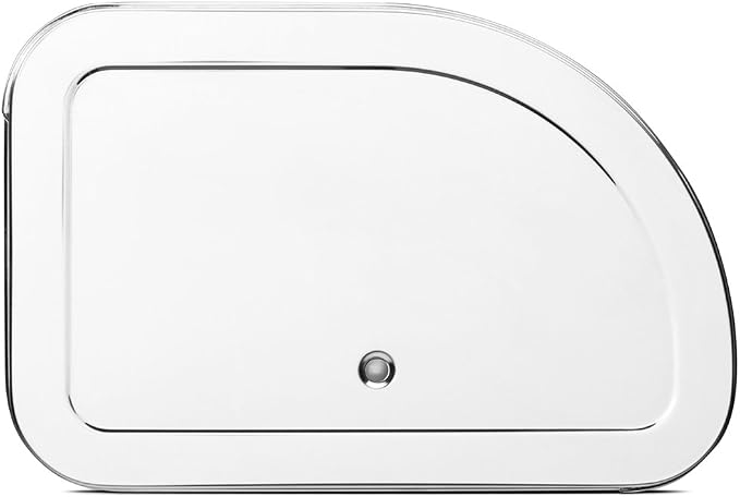 Brabantia Roll Top Bread Box | Large | Brilliant Steel | Metal Front Opening Bread Store for Kitchen Countertop | Partly Flat Top for Extra Storage, Magnet Closing Lid | Fits 2 Loaves - Image 3
