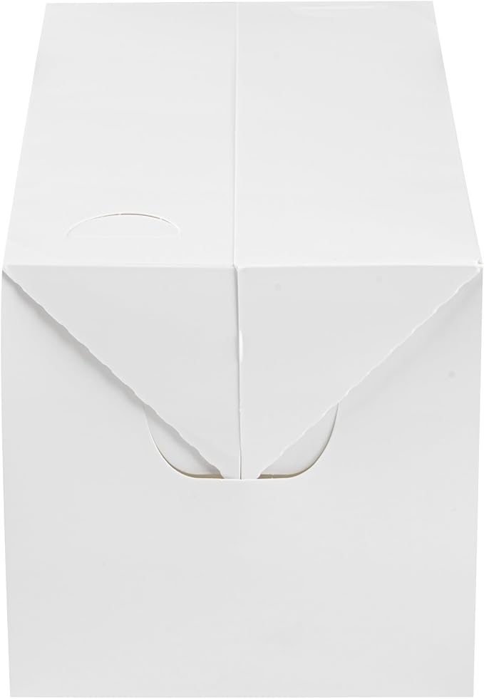 Restaurantware Bio Tek 80 Ounce To Go Boxes 400 Rectangle Take Out Food Containers - Fast Top Closure Disposable White Paper Carry Out Containers Greaseproof For Burgers Or Fried Chicken - Image 10