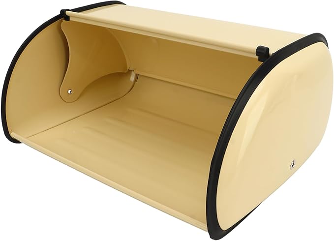 Metal Bread Box, Vintage Roll Top Bread Storage Bin for Kitchen | Countertop Bread Storage Holder, Large Space, Keeps Bakery Items Fresh Longer, Store Bread Cake Doughnut Biscuit Dry Food - Image 8