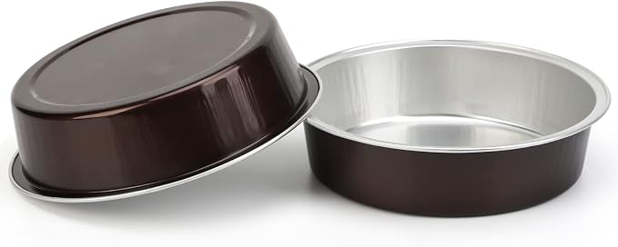 Beasea Mini Pie Pans 20 Pack Disposable Pie Tins Aluminum Pie Pan with Lids, 4 Inch Round Oven Baking Mini Cake Pan 8 Oz Foil Pan for Pie Tart Quiche - Image 4