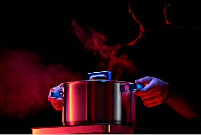 WMF Ultimate Cool Small Cooking Pot 20 cm, Stainless Steel Lid, Stewing Pot Induction 2.5 L, Cromargan Stainless Steel Matt, Heat Reducing Handles, Induction Pot with Inner Scale, Dishwasher Safe - Image 17