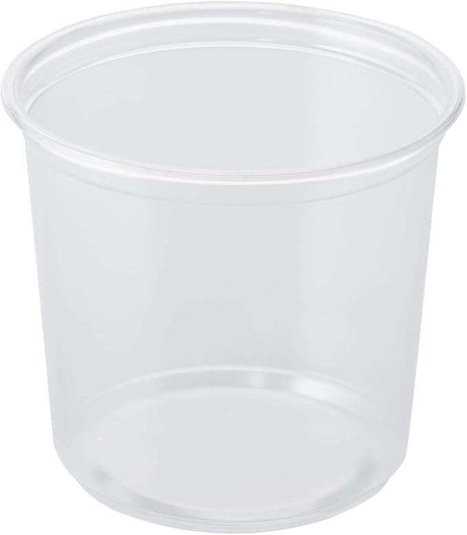 Karat [24oz - 500 ct] Clear PP Plastic Round Deli Food Container for Hot and Cold Food, BPA-Free (FP-DC24-PP) - Image 2