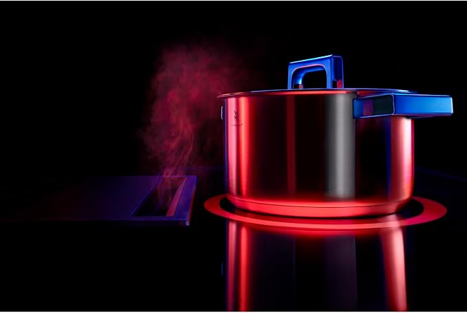 WMF Ultimate Cool Small Cooking Pot 20 cm, Stainless Steel Lid, Stewing Pot Induction 2.5 L, Cromargan Stainless Steel Matt, Heat Reducing Handles, Induction Pot with Inner Scale, Dishwasher Safe - Image 2