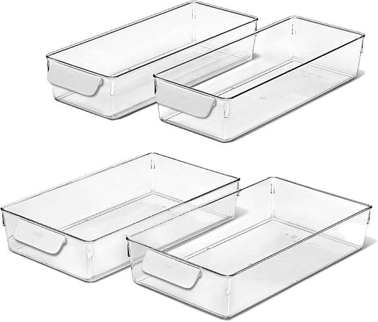 OXO Good Grips 4-Piece Fridge Storage Bin Starter Set by Unknown