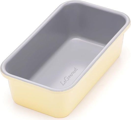 LeGourmet Nonstick Bread Loaf Pan 9 X 5 Inch, Ceramic Coating, Non-Toxic, Rust Resistant Aluminized Steel, Perfect 1 lb Baking Dish for Meatloaf, Pound Cake & Brownie (Butter) by Home