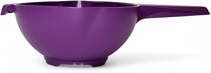 Tupperware 1 Qt and 2 Qt Strainer Set of 2 Colander - 1 Qt Light Blue and 2 Qt Purple - Image 3