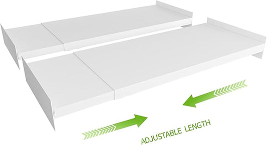 Expandable Closet Shelf Organizer, Adjustable Shelves, Large 2 Pack | Expandable Fit, Adjustable Levels, DIY Divider Use, Closet/Pantry Storage, Small Size, Space-Saving by SOFRON