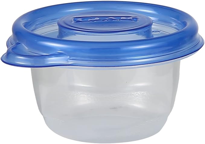 Glad GladWare Mini Round Food Storage Containers, 4 Oz, 8 Count, 12-Pack | BPA-free, lock-tight seal for snacks, portion control, and on-the-go; reusable and stackable - Image 7
