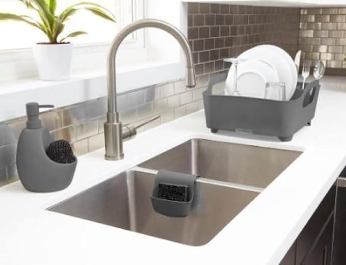 Umbra Tub Dish Rack, Charcoal (330590-149) - Image 3