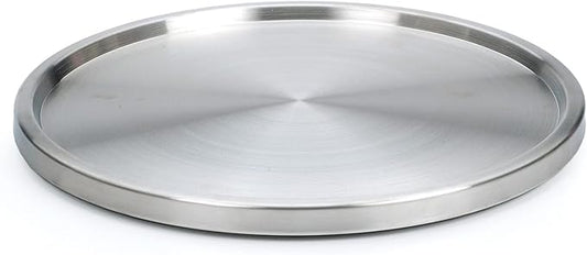 RSVP International Endurance TURN-1 Turntable Lazy Susan, Stainless Steel, 10.5" | Handy in Cabinet, Refrigerator or on Counters | Organize Spices, Canned Foods, Pots, Pans, Dinnerware, 10.5 Inch by RSVPInternational